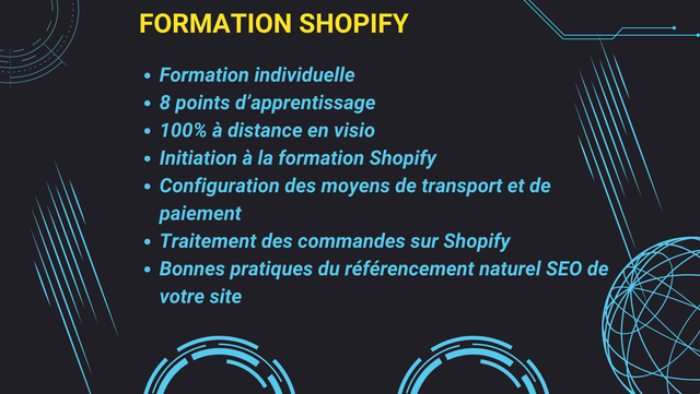 Formation Backoffice Shopify