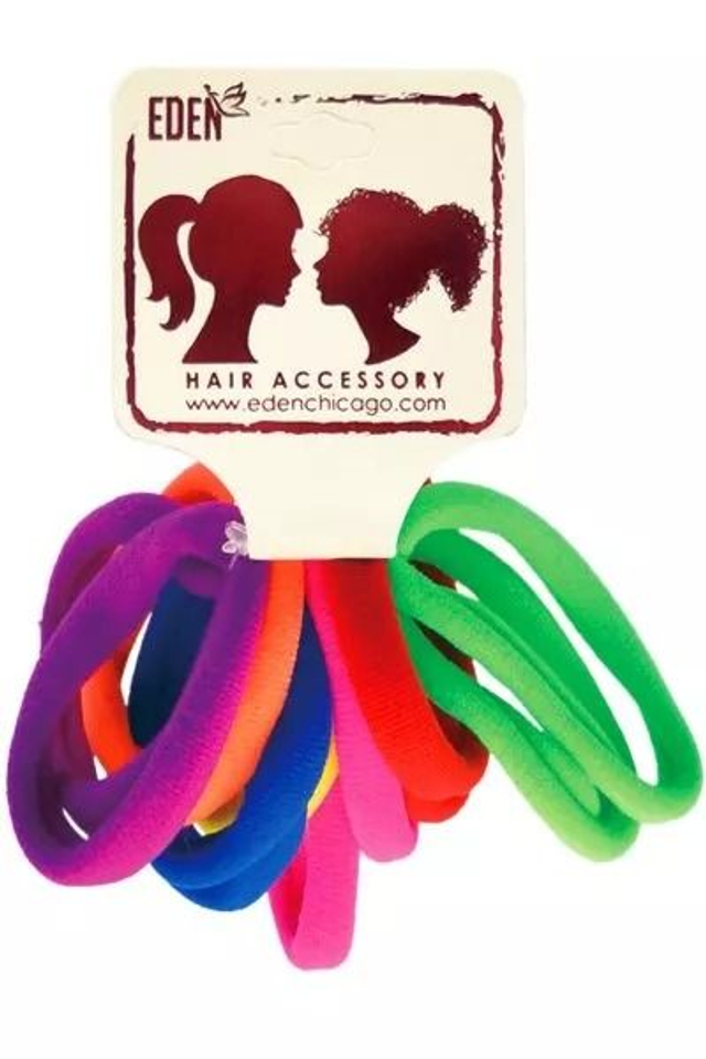 EDEN: NYLON PONYTAIL HOLDER 14CM - ASSORTED (64144)