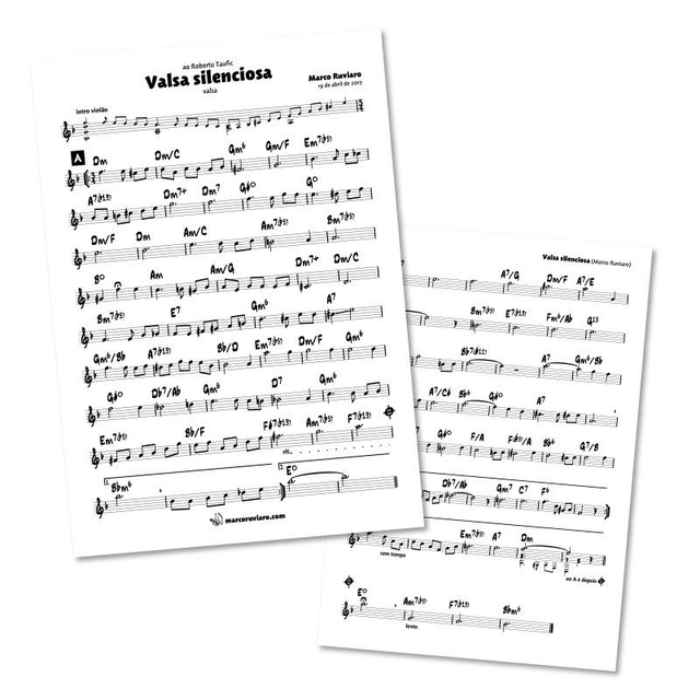 VALSA SILENCIOSA by Marco Ruviaro (PDF score)