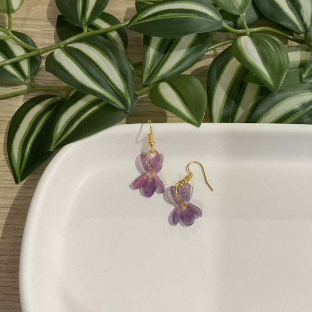 Blumen: Ohrhaken #0609