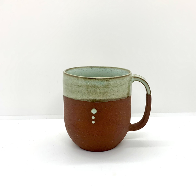 Tasse avec anse en grès 