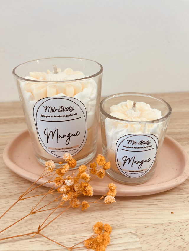 Bougie gourmande : Mangue