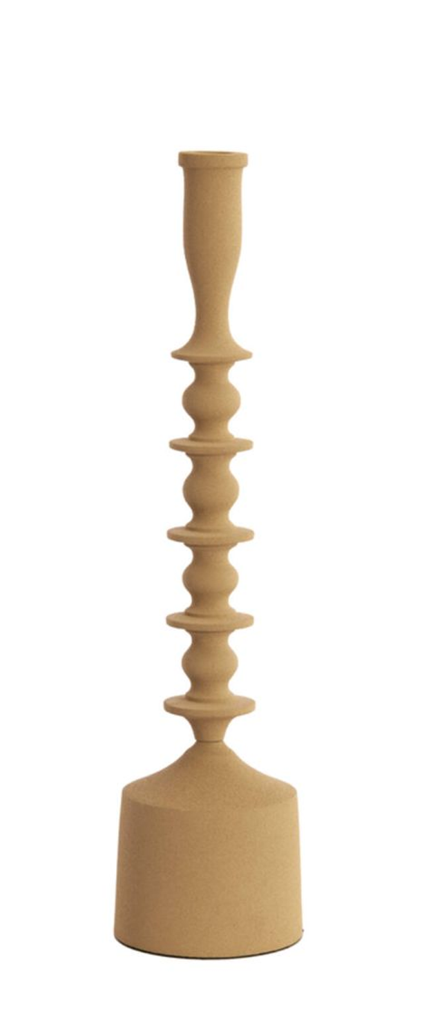 MERAKO matt beige candle stick