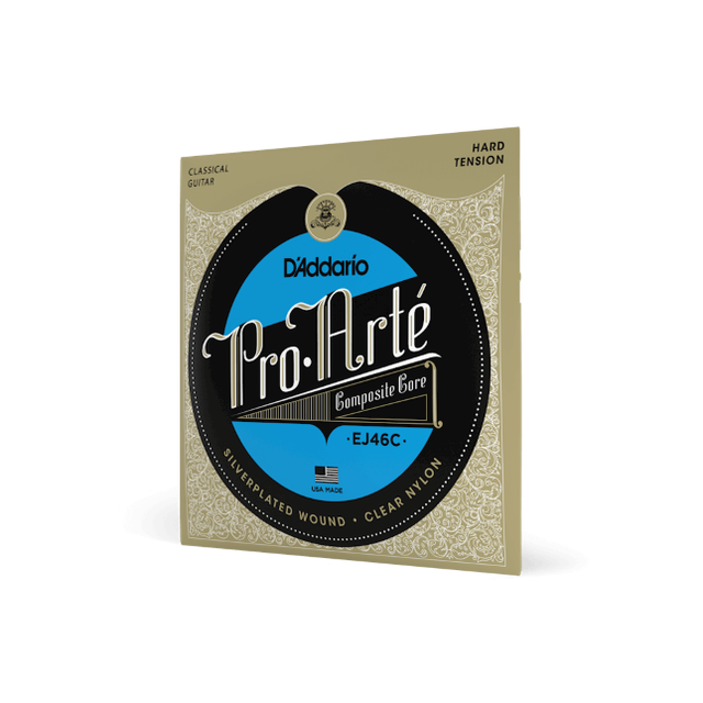 D'Addario Cordes composites pour guitare classique D'Addario Pro-Arte EJ46C, Hard