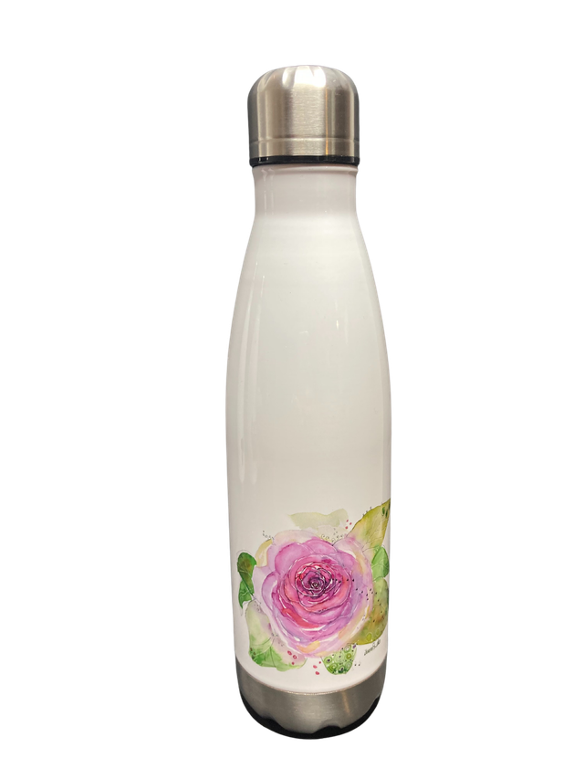 Thermosflasche "Rose"