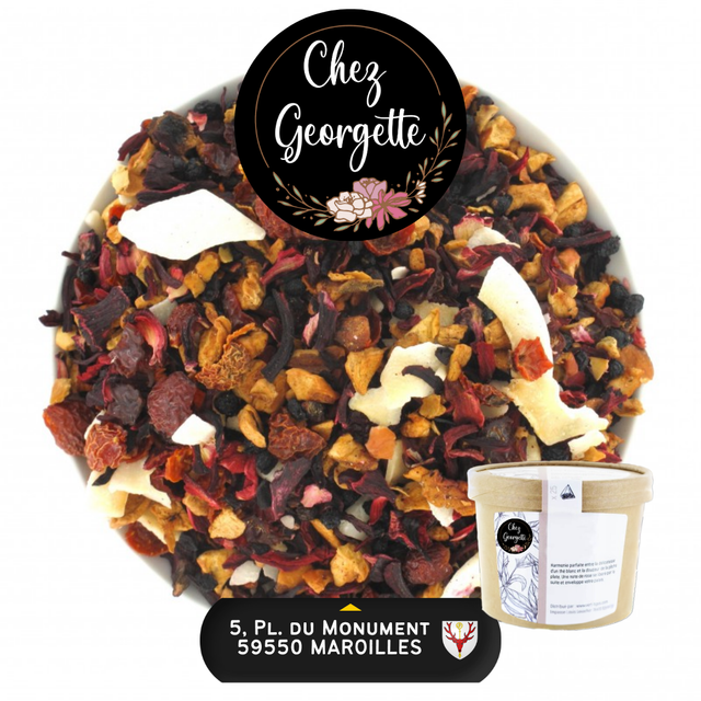 PINA COLADA - Pot de 25 infusettes