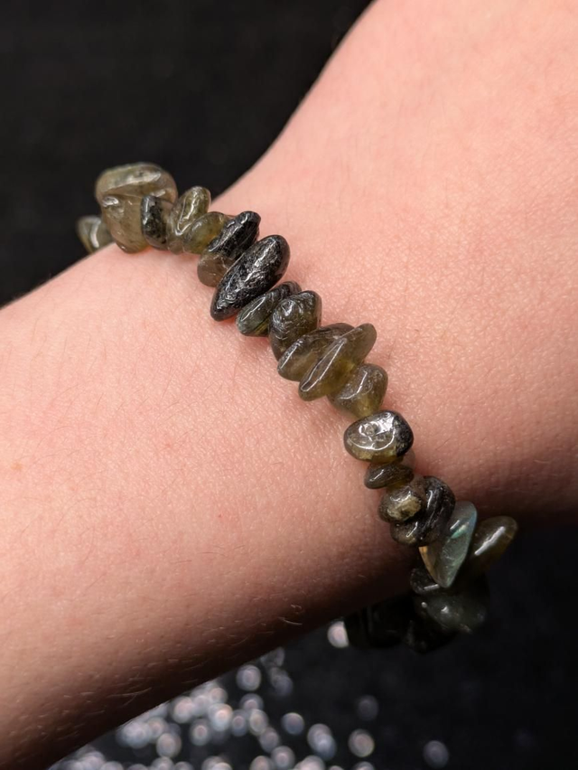Bracelet labradorite baroque 