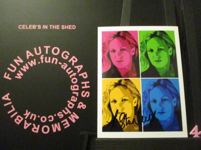 Lorraine Stanley Authentic Autographed 6x4.5 Pop Art Limited Edition (4)