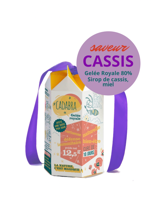 Fiole Gelée Royale CASSIS 12,5g