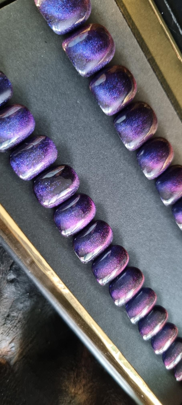 Blue cat eyes little carré xs