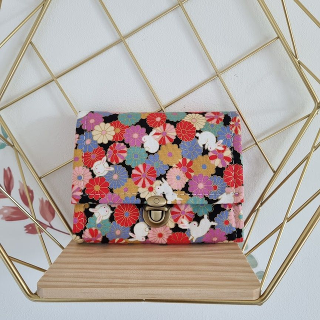 Portefeuille court à fermoir "Ryo"