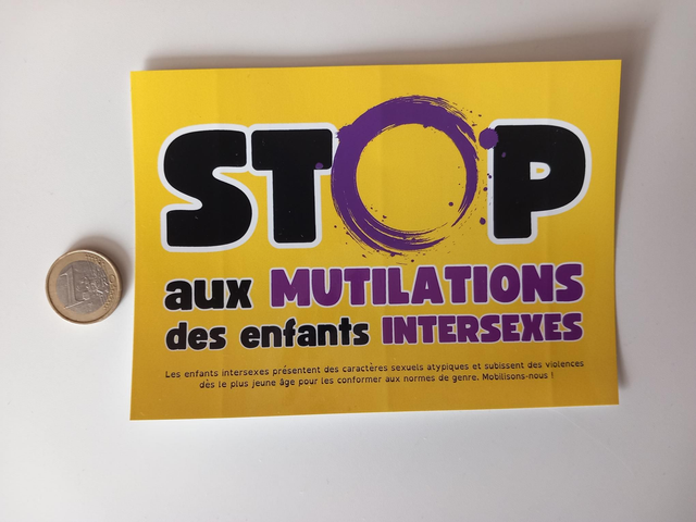 Autocollant Stop Mutilations