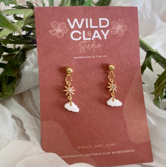 Wild &amp; Clay Astra Earrings 