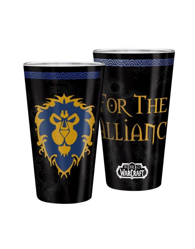 World of Warcraft: For The Alliance 400ml Glass