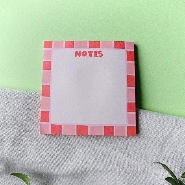 simple block red - sticky notes