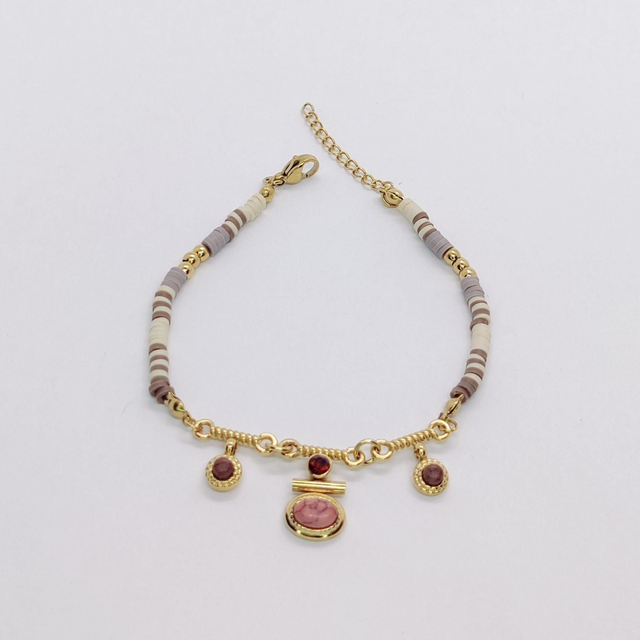 Bracelet Perles Argile Polymère 