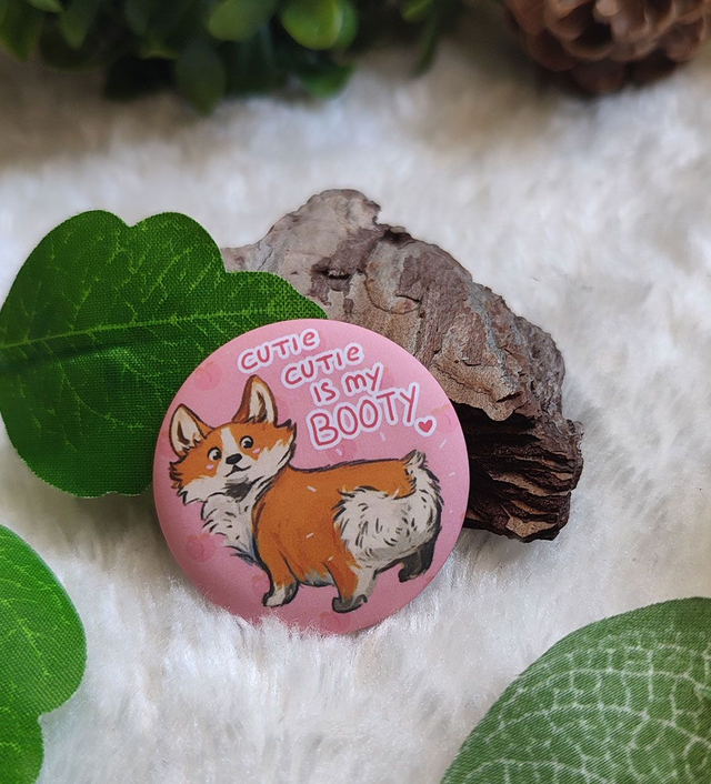 Badge Cutie cutie is my booty