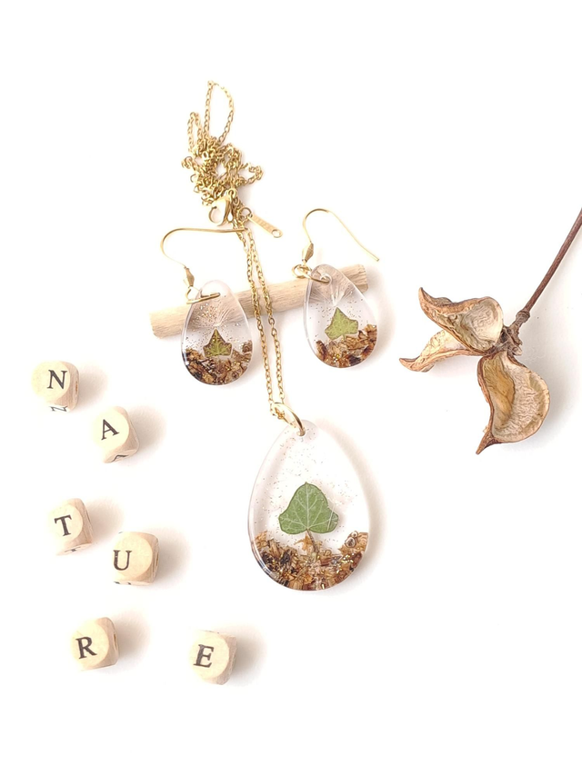 Boucles d'oreilles Nature