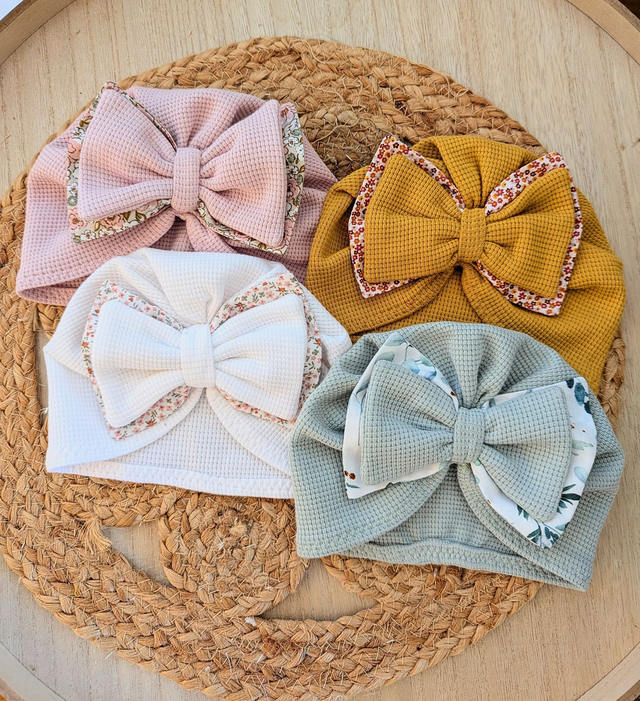 Turban nid d'abeille