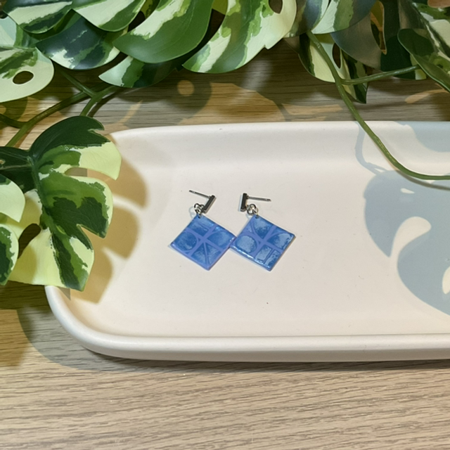 Blau: Ohrstecker #0316