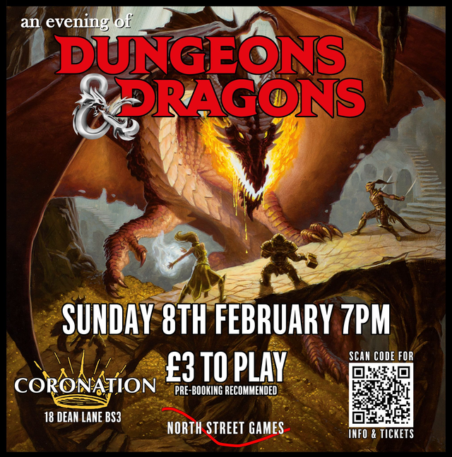 D&amp;D Night at the Coronation (08/02/26)