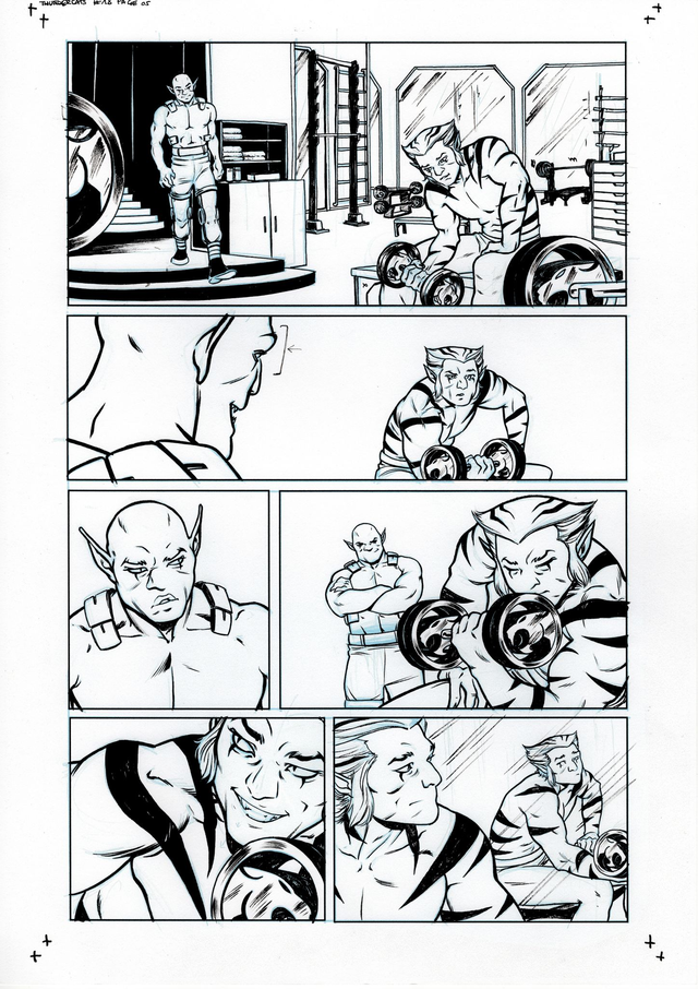 08/2025 - ThunderCats #18 Page 05- ORIGINAL, A3 (11.7x16.5)