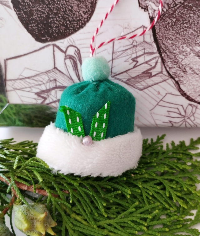 Décoration de Noël - 3 bonnets