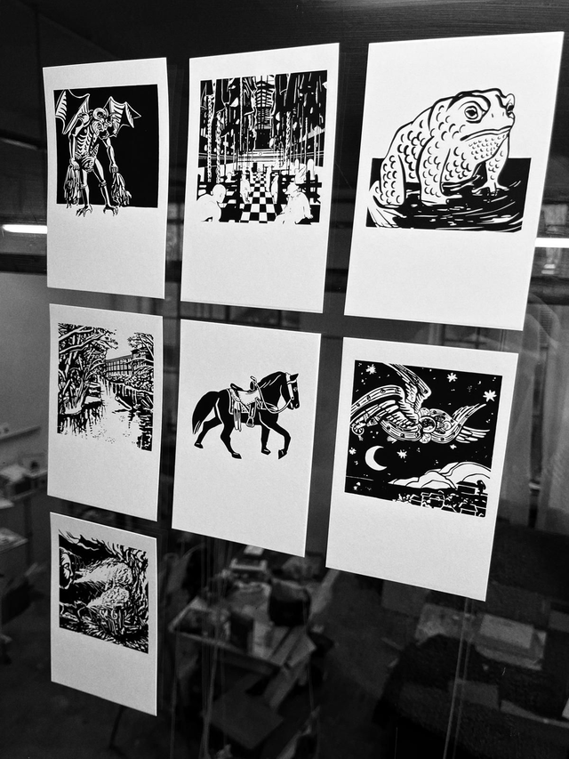 Carte postale-sérigraphie 