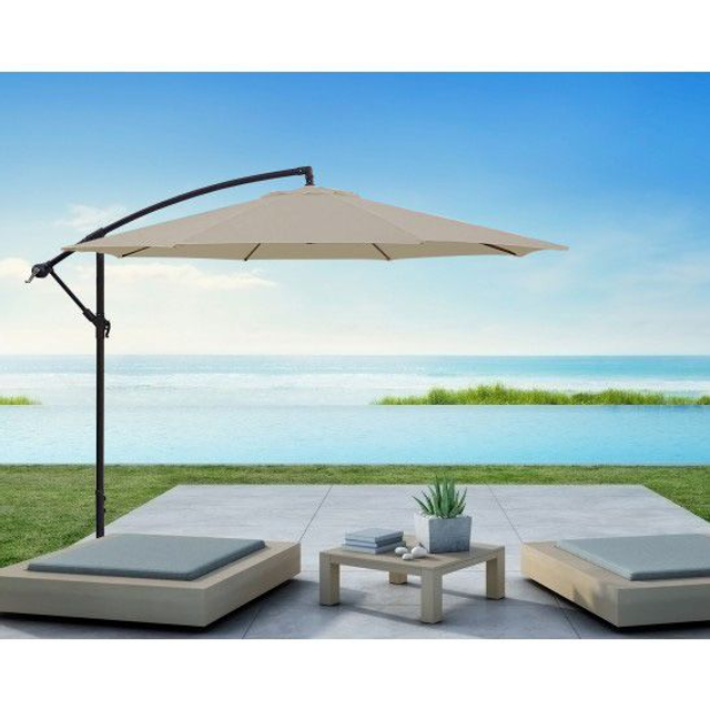 Ombrellone Da Giardino Decentrato 3 Mt color ecru