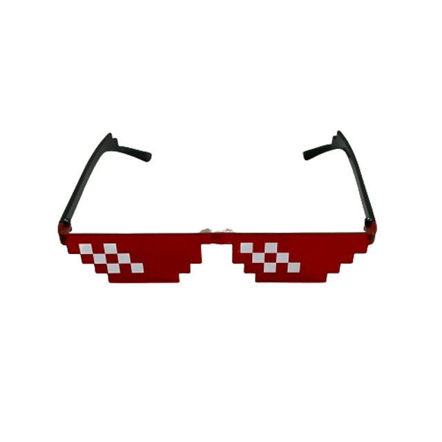 Lunette Thug Life Petit Format Rouge