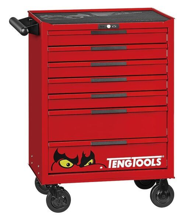 26" PRO35™ roller cabinet 7 drawers red TSW26R7