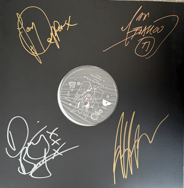 Fully Signed Limited Edition Hot Pink ‘A Little Bit of Rock’ Vinyl EP - * Colour Pressing Error *