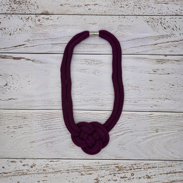 One Knot Rope Necklace