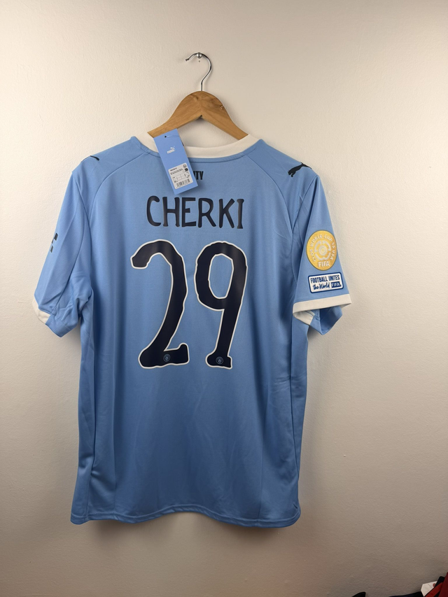 (L) Manchester City 2025-26 Home (club world cup BNWT) / CHERKI 29