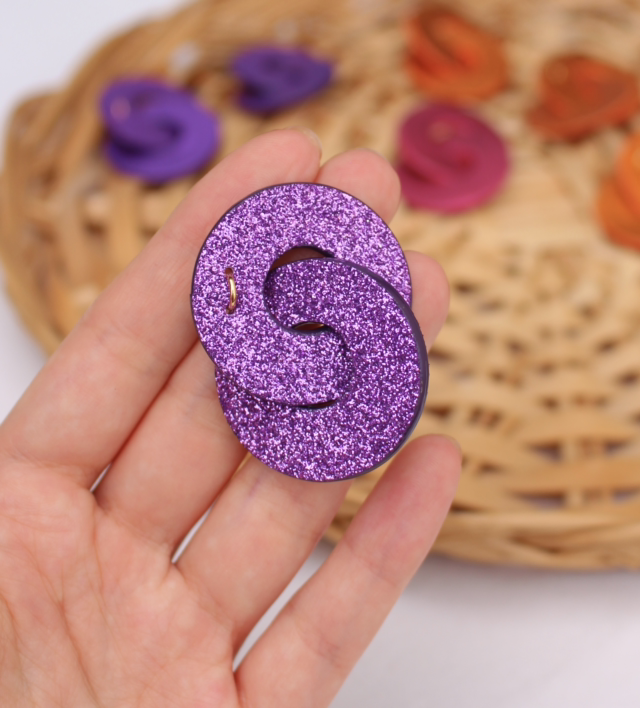 Billy • violet pailleté