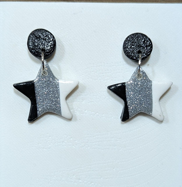 Boucles d'oreilles étoile de star