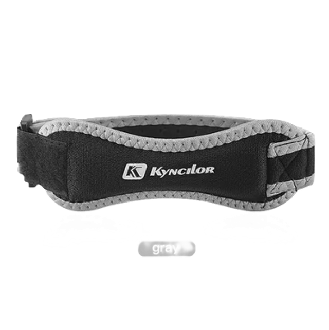 Attelle de genou réglable noir/gris