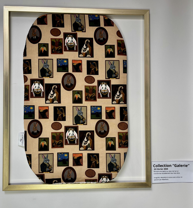 Coussin ovale Albertha's "Galerie"