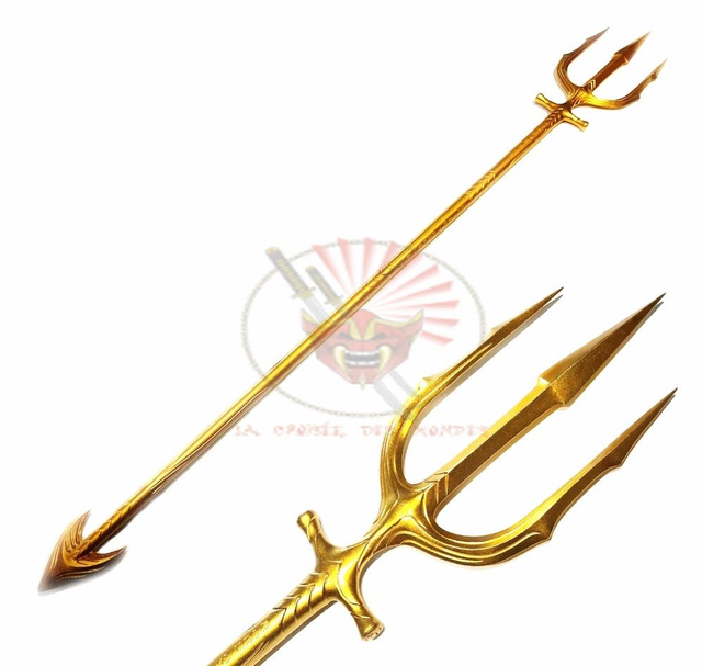 LANCE AQUAMAN EM METAL 210CM