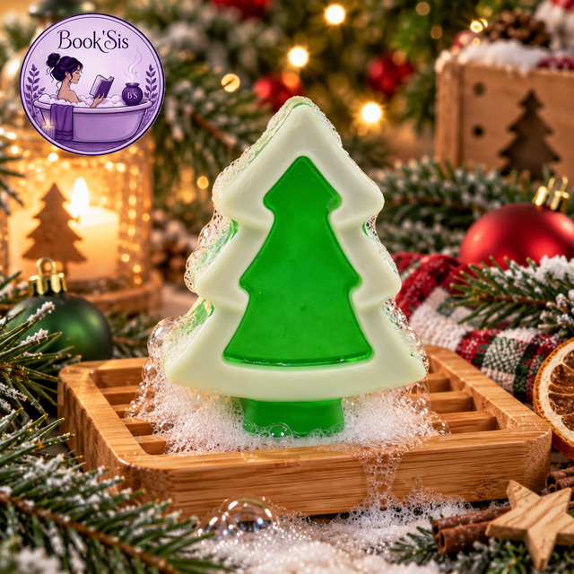 Savon " Sapin vert &amp; blanc "