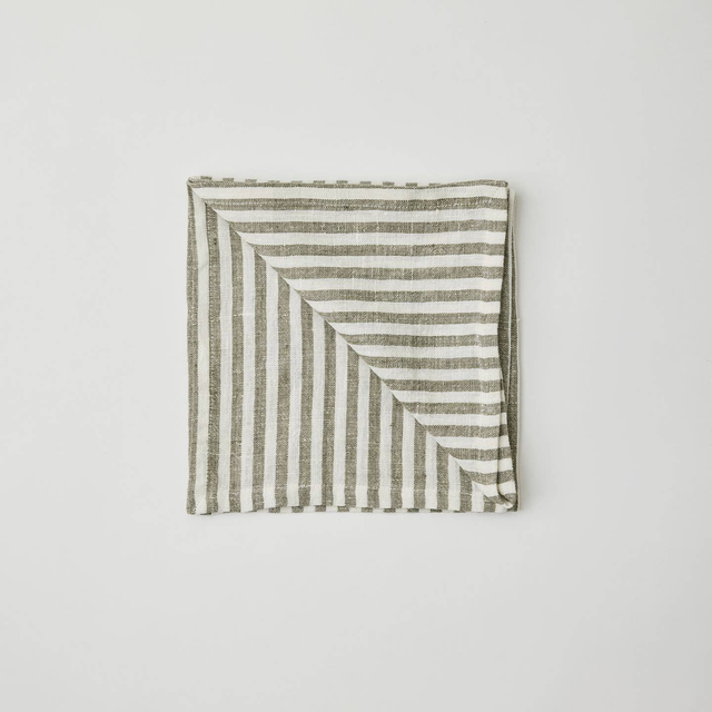 Leon Serviette Grün - 100% Leinen (Tell Me More)