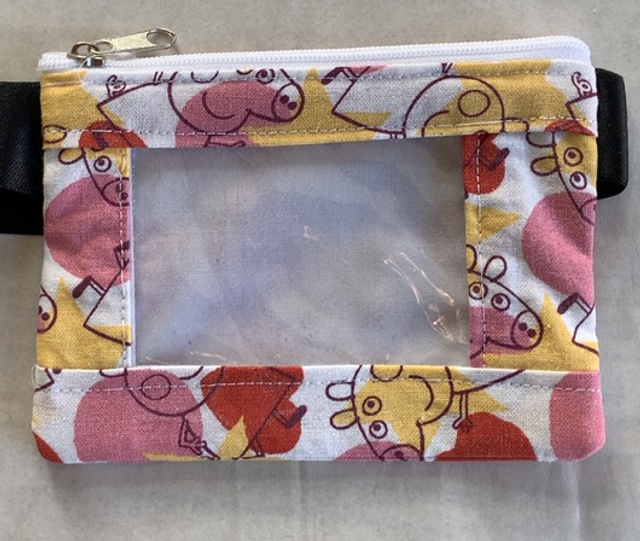 Peppa Pig red, pink &amp; yellow pump pouch 