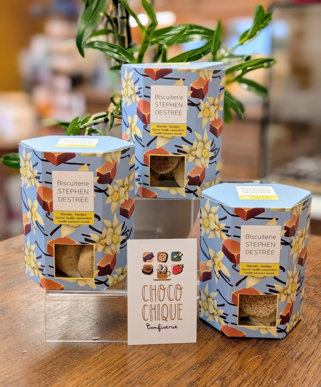Biscuit Vanille Caramélisée de la Biscuiterie Stephen Destrée