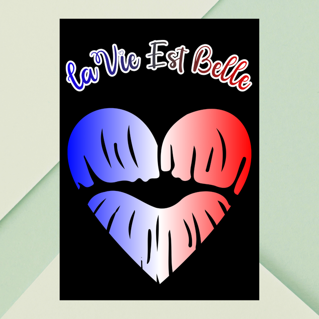 French Kiss Tricolore — La Vie Est Belle &amp; Charme Romantique