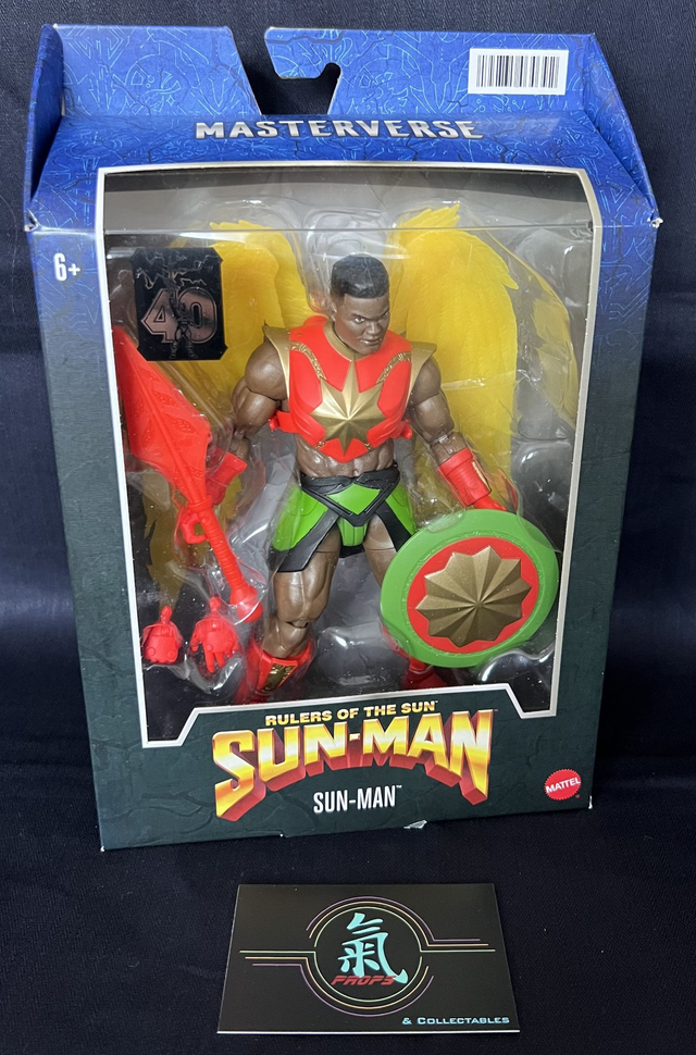Masters of the Universe Rulers of the Sun- Sun Man masterverse figure 18cm *NEW*