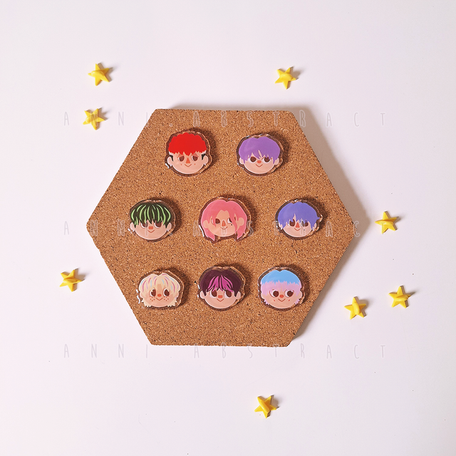SKZ | "STAY FRUITY" Acrylic Pins