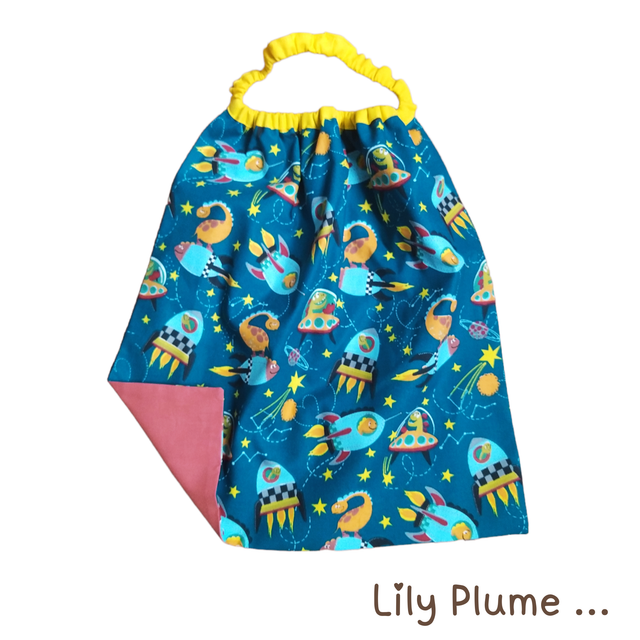 Serviette élastiquée fusées