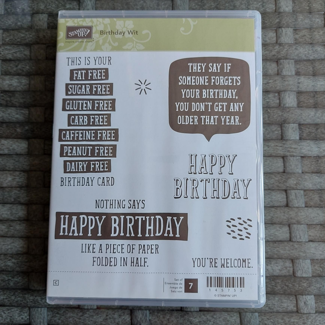 Birthday Wit stamp set