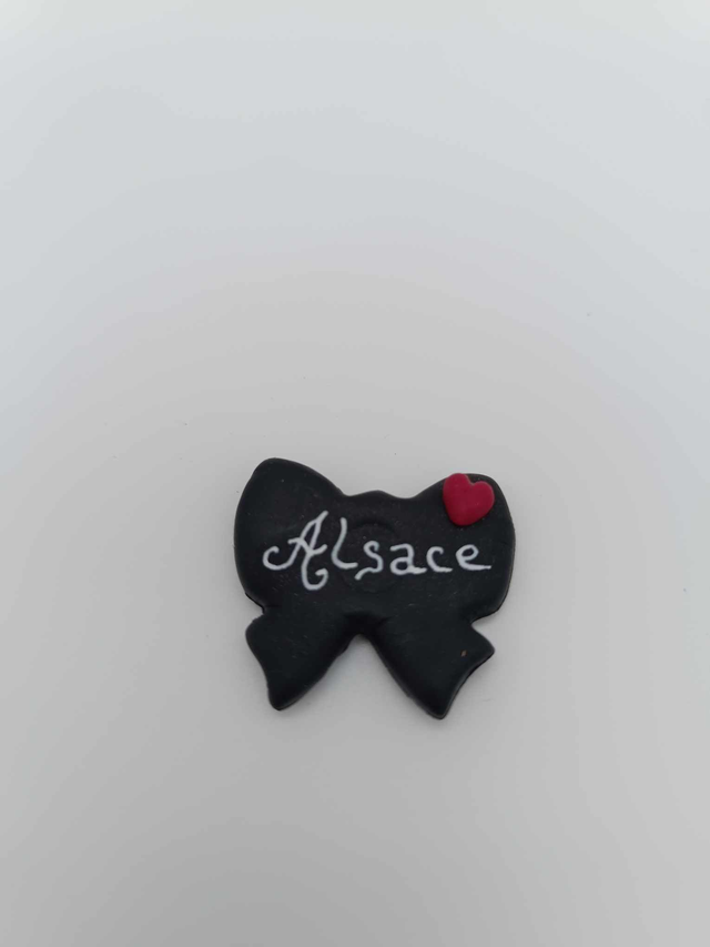 Magnet en porcelaine froide Alsace