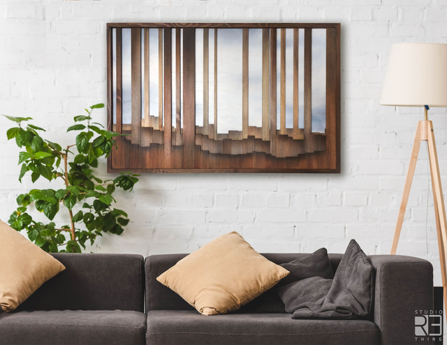 Z archiwum "Na skraju lasu" – Drewniana dekoracja ścienna inspirowana lasem